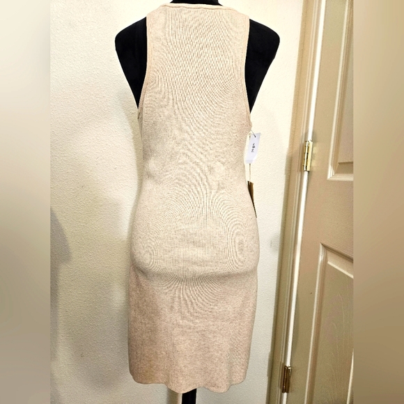 NWT Aritzia Wilfred Free Cut Out Knit Tank Dress - Picture 3 of 11